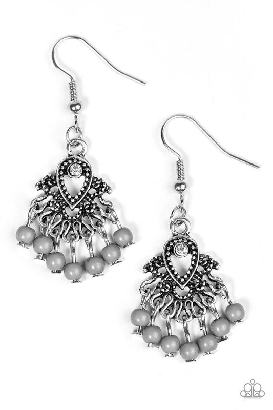 Paparazzi Earring ~ A COAST Call - Silver