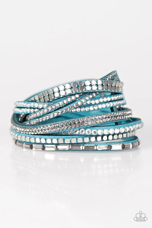 Paparazzi Bracelet ~ I Came To Slay - Blue