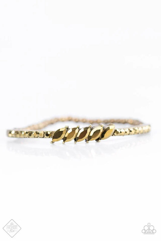 Paparazzi Bracelet ~ Lap of Luxury - Brass