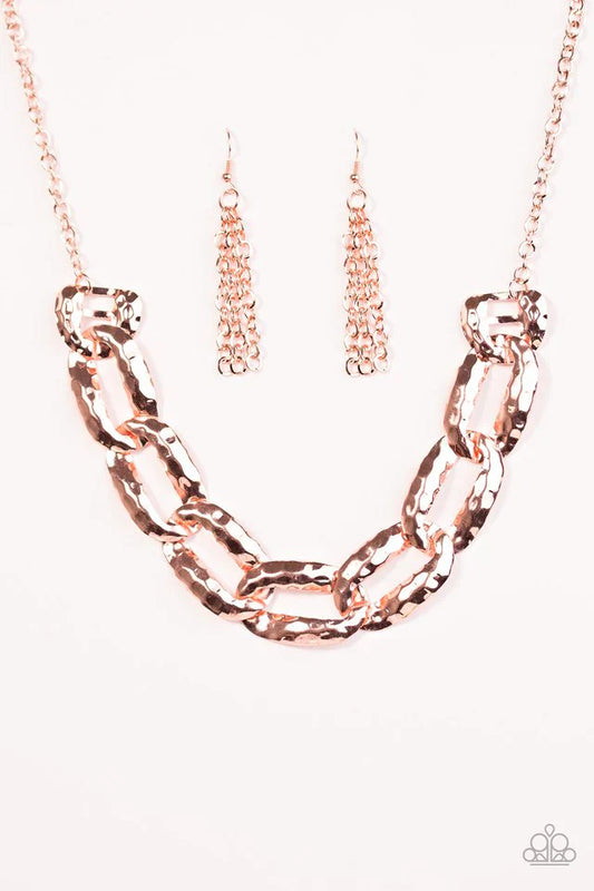 Paparazzi Necklace ~ La Vida Loca - Copper