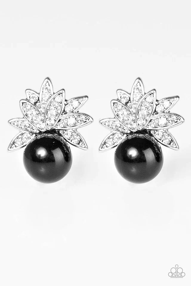 Paparazzi Earring ~ Firework Fiesta - Black