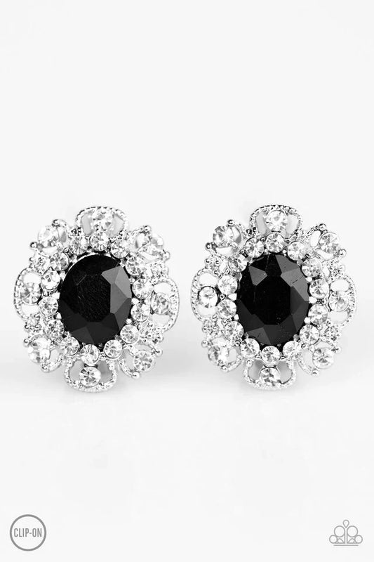 Paparazzi Earring ~ Wheres The Groom? - Black