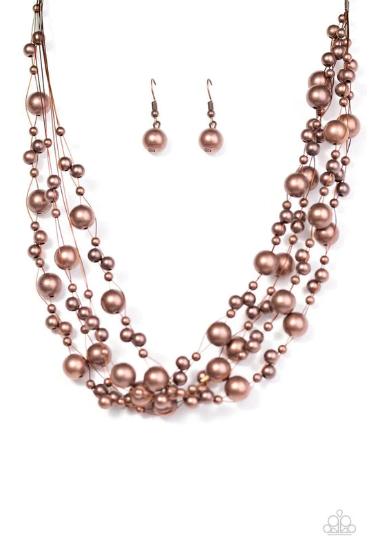 Paparazzi Necklace ~ Fierce and Fab-YOU-lous! - Copper