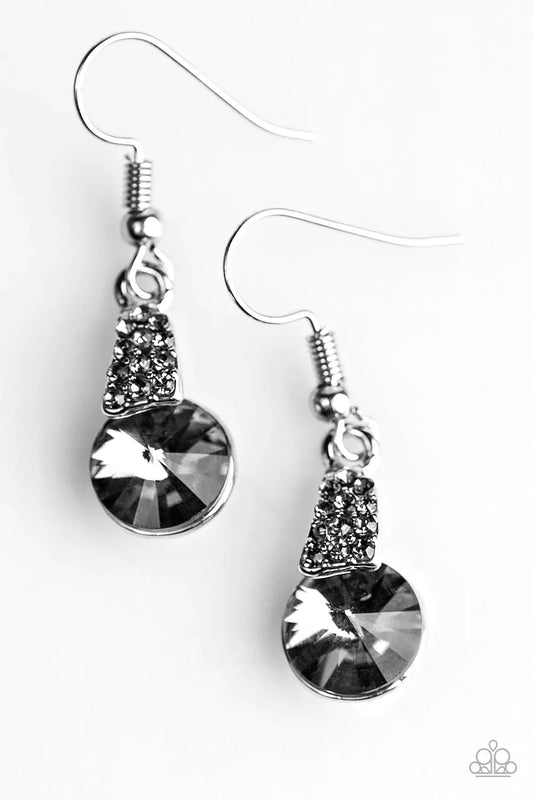 Paparazzi Earring ~ Another Day, Another Chance To Sparkle - Silver