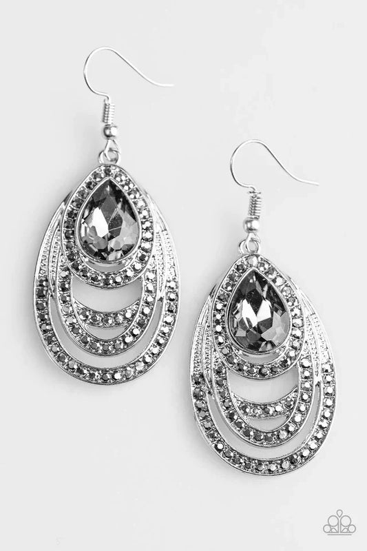 Paparazzi Earring ~ Youre The GLAM! - Silver