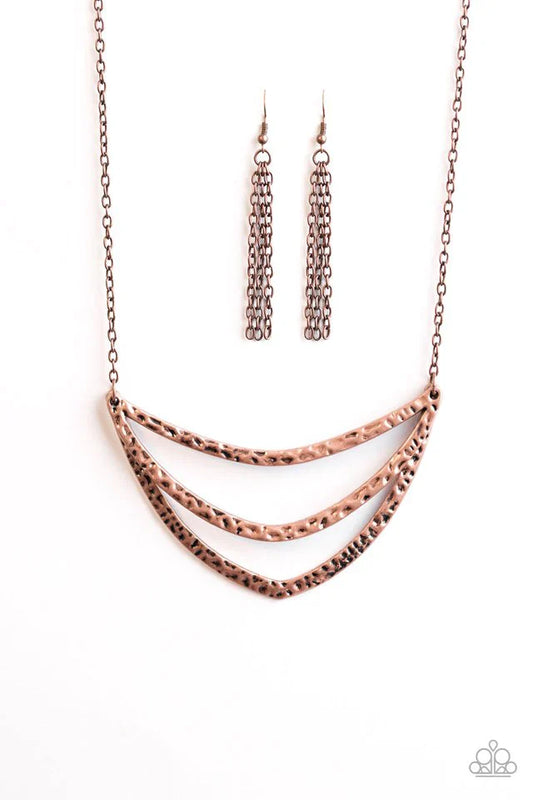 Paparazzi Necklace ~ Jungle Rumble - Copper