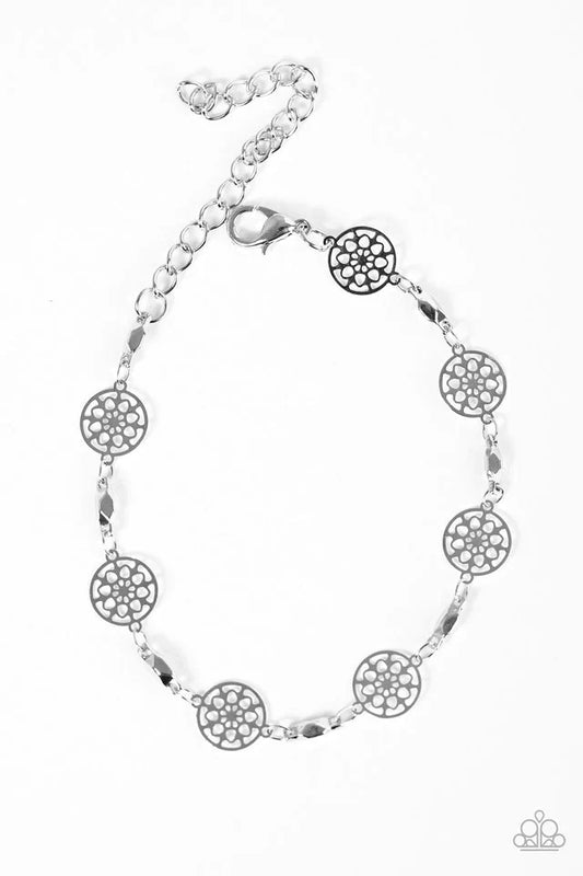 Paparazzi Bracelet ~ Only Time WHEEL Tell - Silver