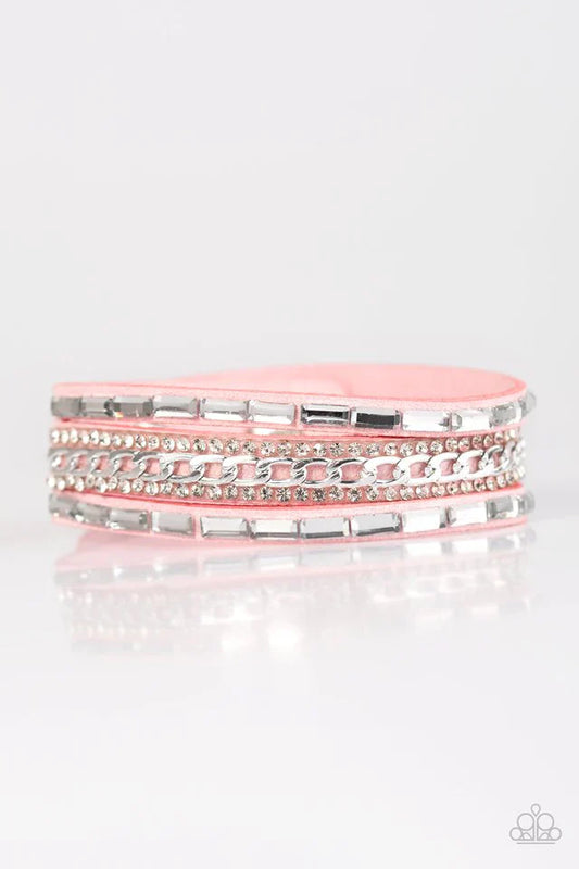 Paparazzi Bracelet ~ Girl Hustle - Pink