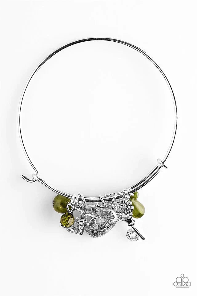 Paparazzi Bracelet ~ Locked On - Green