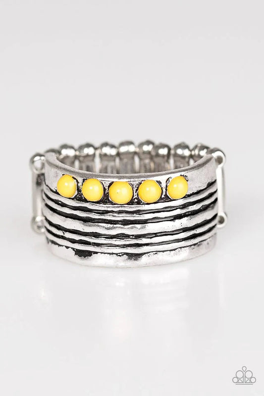 Paparazzi Ring ~ This Might Take A-WILD - Yellow