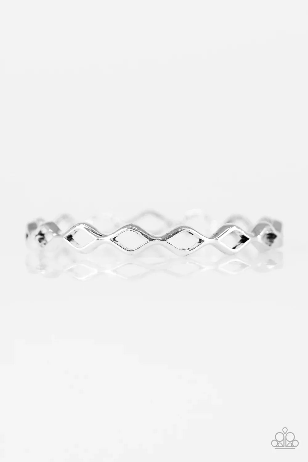 Paparazzi Bracelet ~ Industrial Movement - Silver