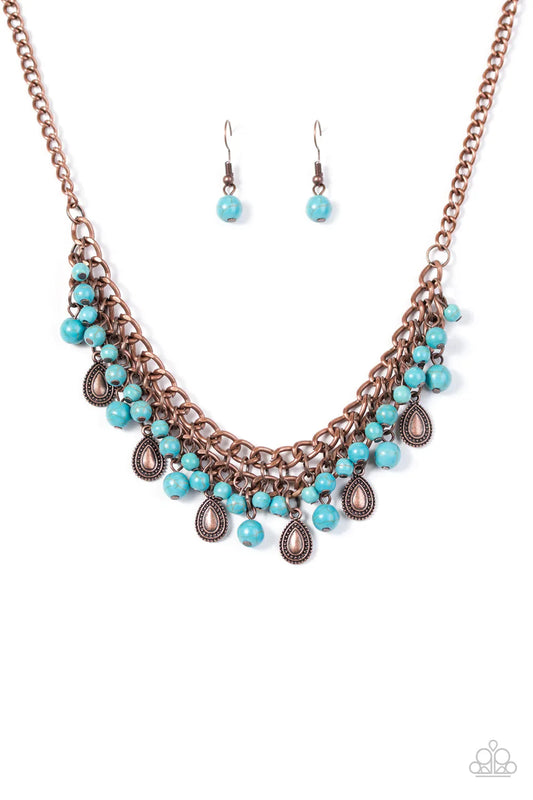 Paparazzi Necklace ~ PRIMAL Donna - Copper