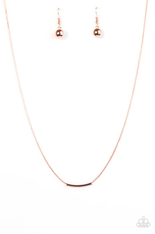 Paparazzi Necklace ~ Ever So SERPENT - Copper