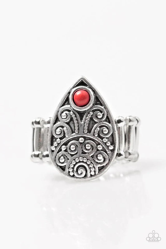 Paparazzi Ring ~ Mumbai Mambo - Red