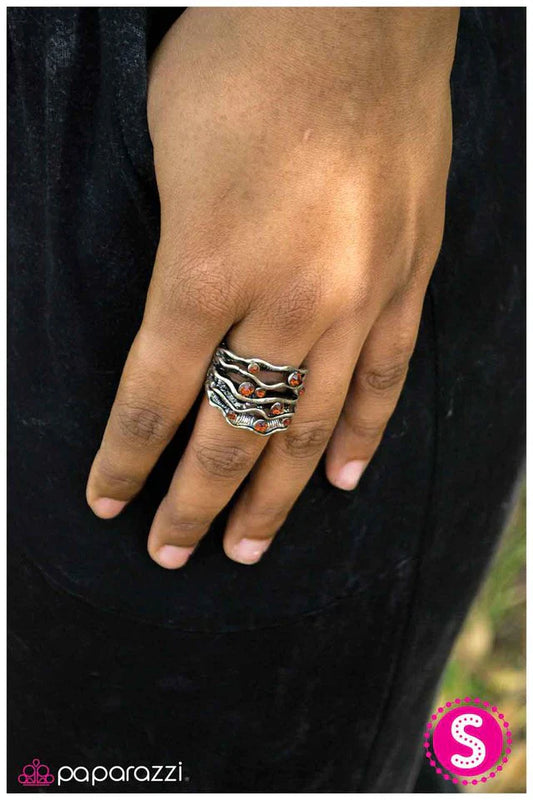 Paparazzi Ring ~ On Impact - Brown