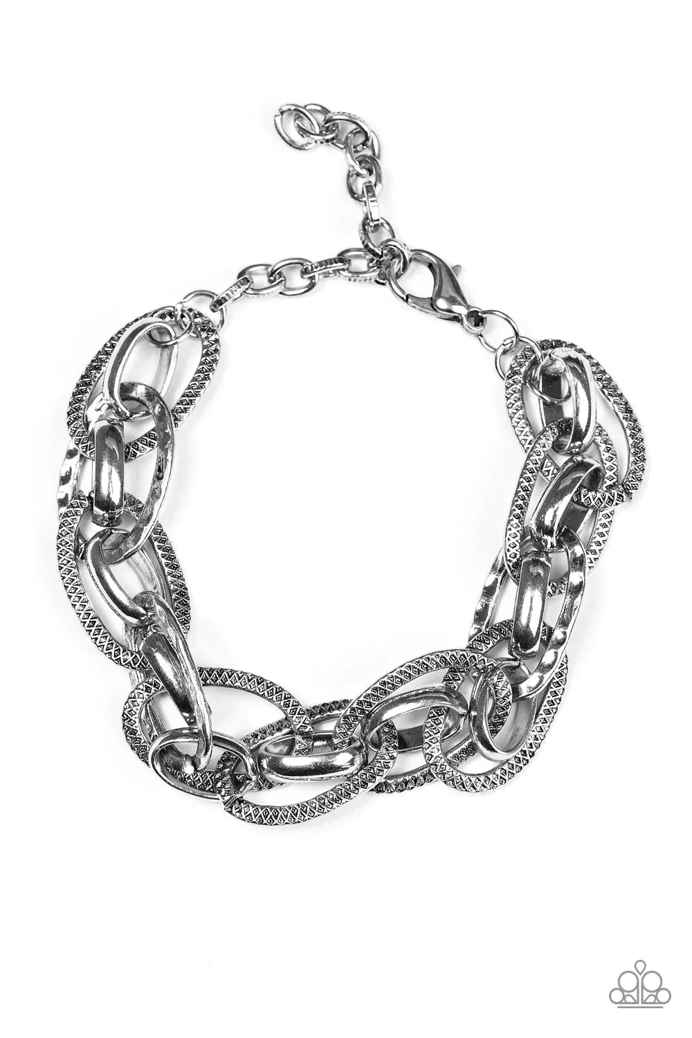 Paparazzi Bracelet ~ Industrial Underground - Silver