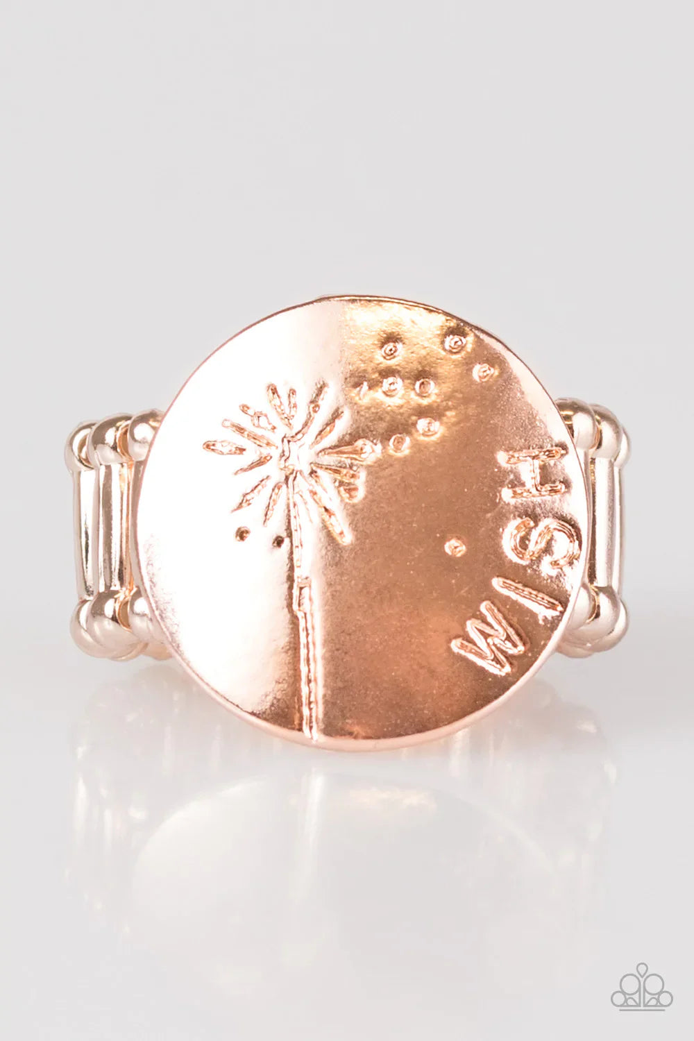 Paparazzi Ring ~ Never Stop Wishing - Rose Gold