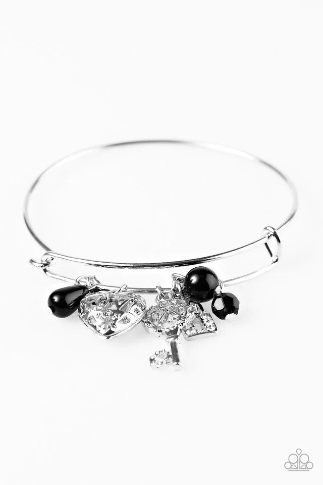 Paparazzi Bracelet ~ Locked On - Black