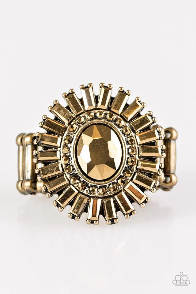 Paparazzi Ring ~ Vengeance Is SHINE! - Brass