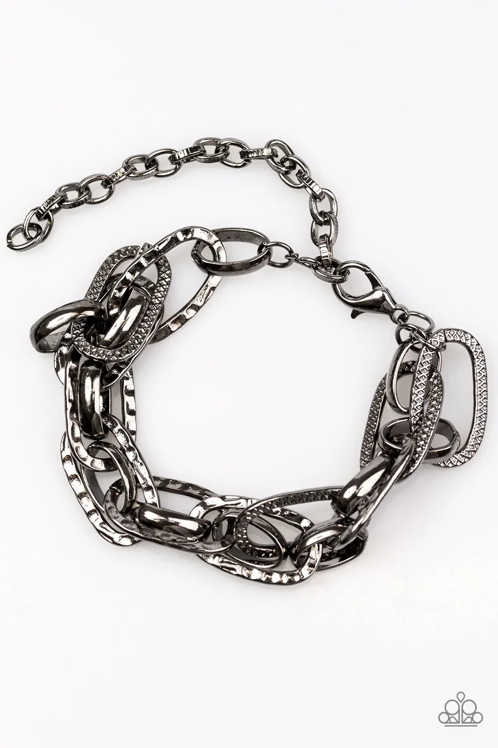 Paparazzi Bracelet ~ Industrial Underground - Black