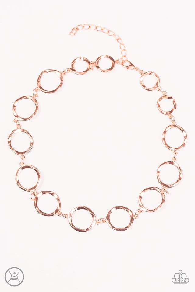 Paparazzi Necklace ~ Cave Tour - Copper