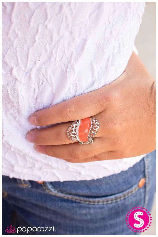 Paparazzi Ring ~ In All the Right Places - Orange
