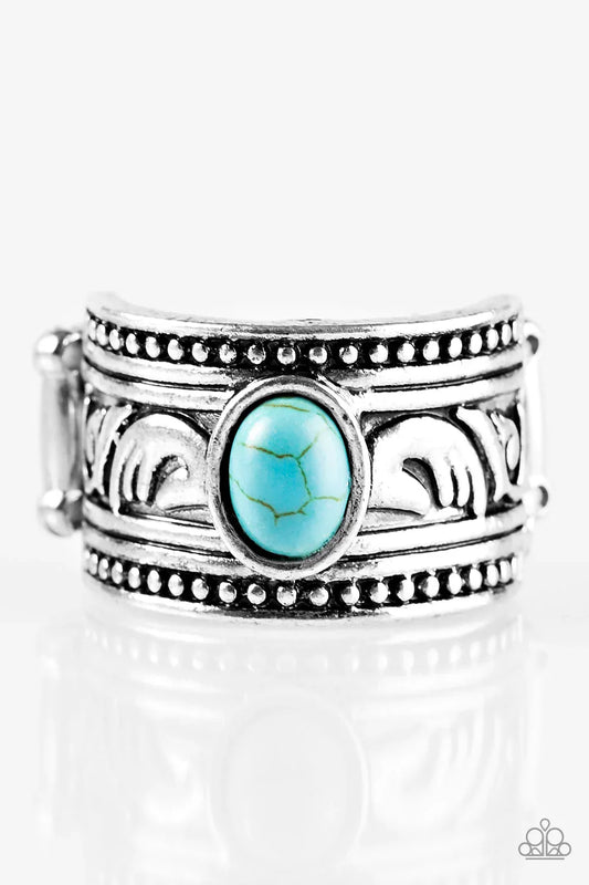 Paparazzi Ring ~ Island Princess - Blue