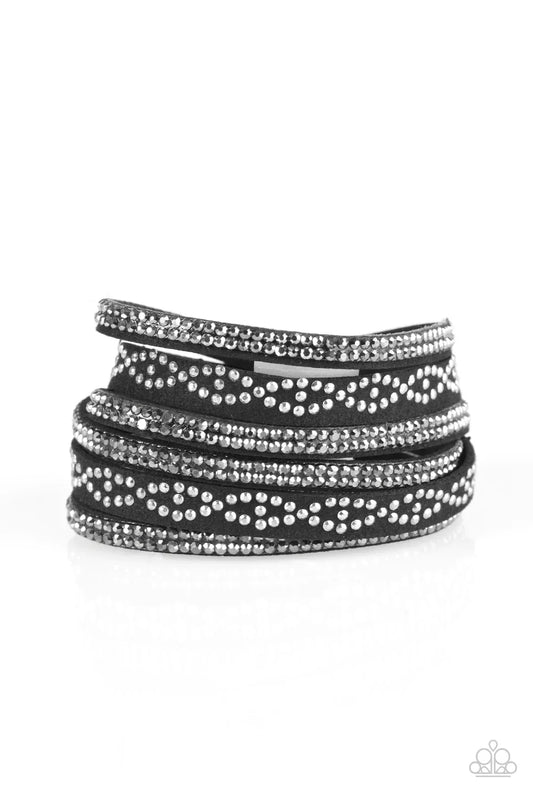 Paparazzi Bracelet ~ Attitude Is Everything - Black