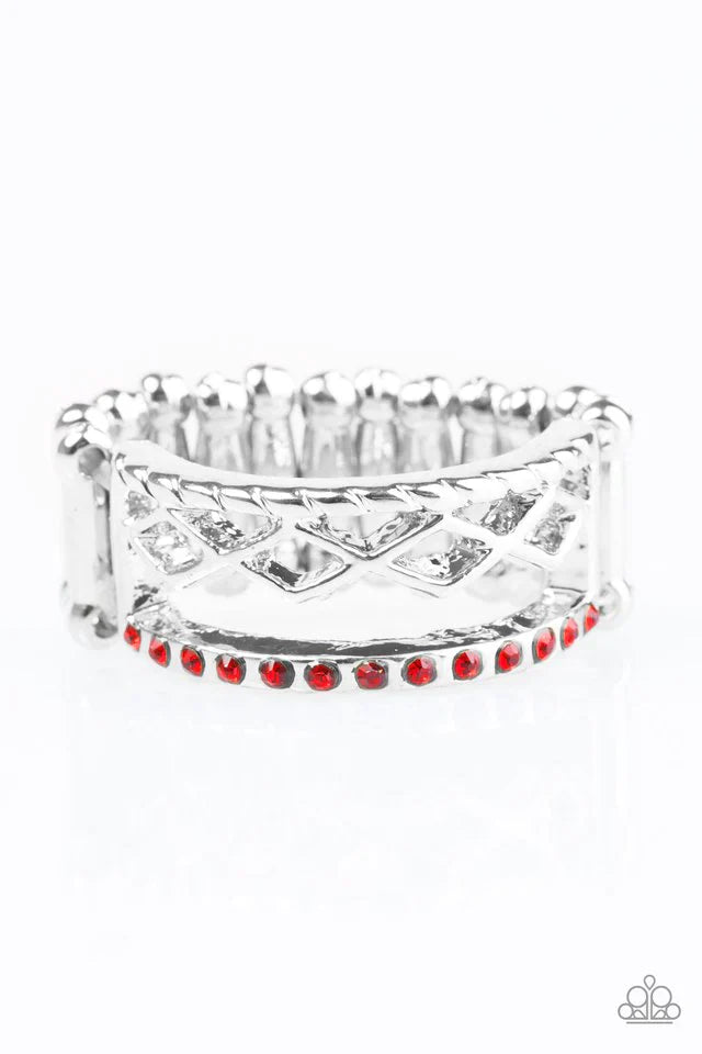 Paparazzi Ring ~ Money Makin Monday - Red