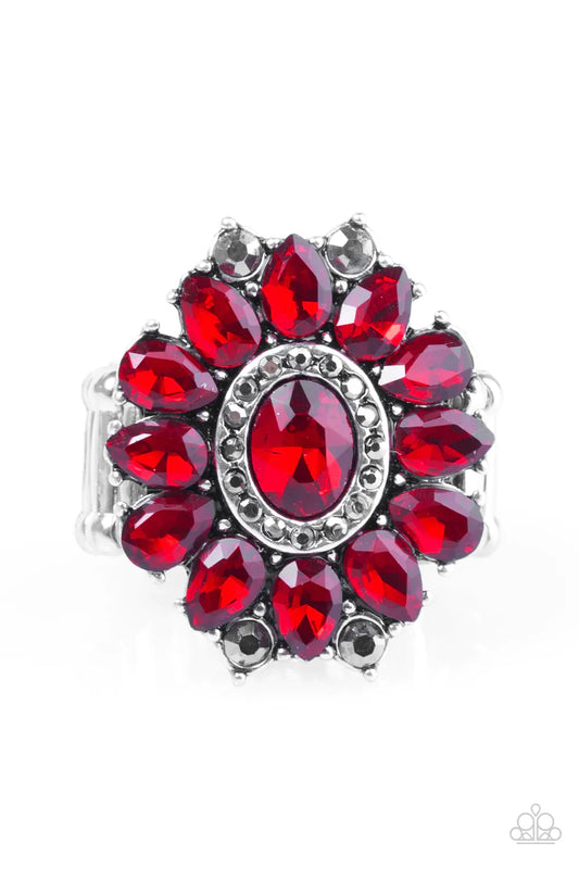 Paparazzi Ring ~ Garden Gala - Red