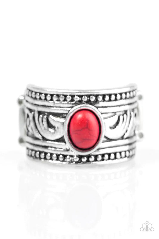 Paparazzi Ring ~ Island Princess - Red