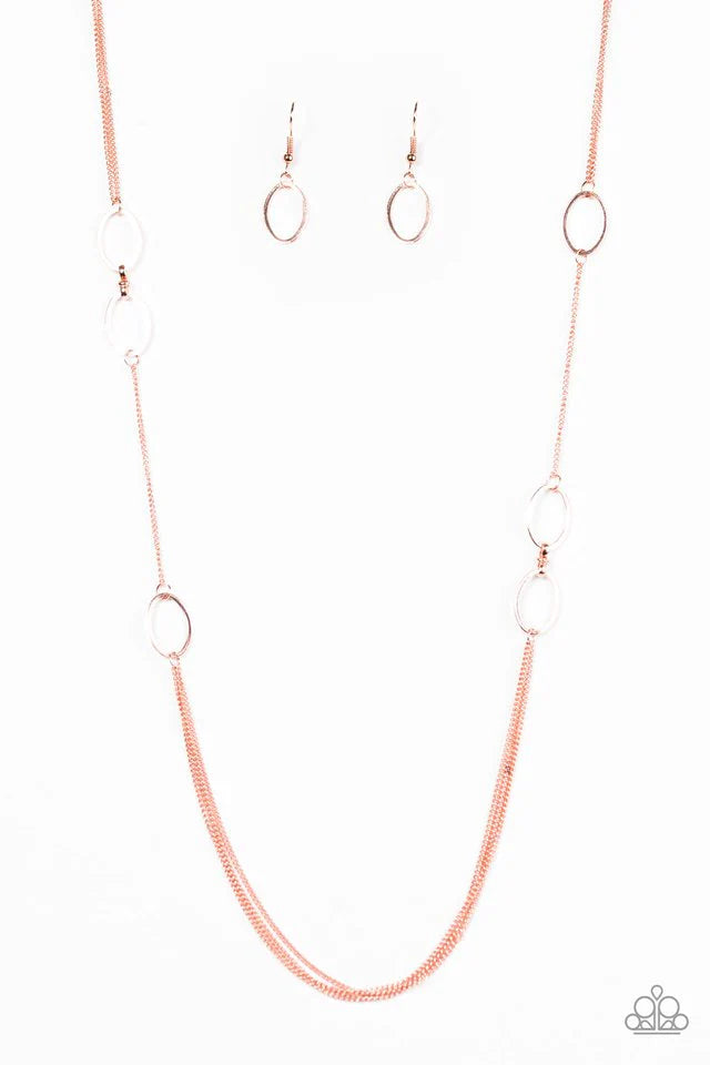 Paparazzi Necklace ~ Shine Time - Copper