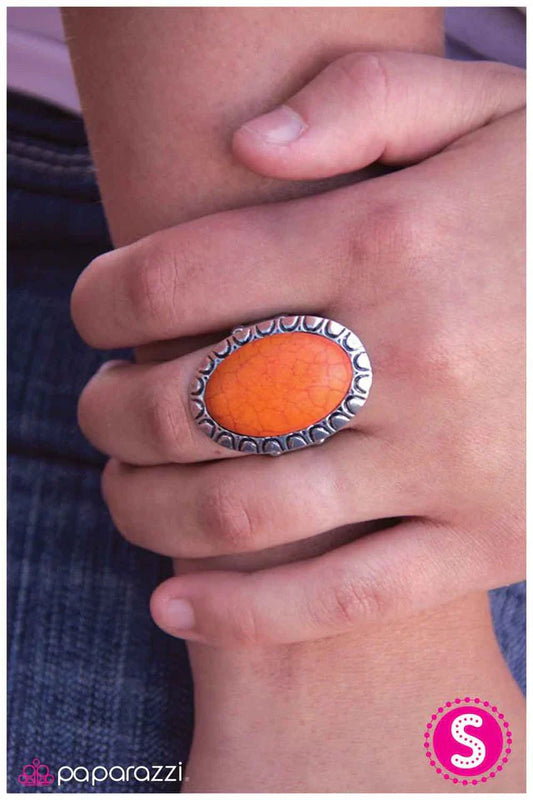 Paparazzi Ring ~ Santa Fe Sunset - Orange