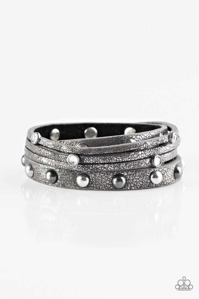 Paparazzi Bracelet ~ It Was The BEAST Of Times - Silver