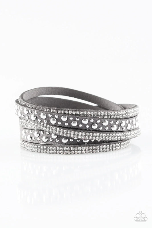 Paparazzi Bracelet ~ Limited Sparkle - Silver