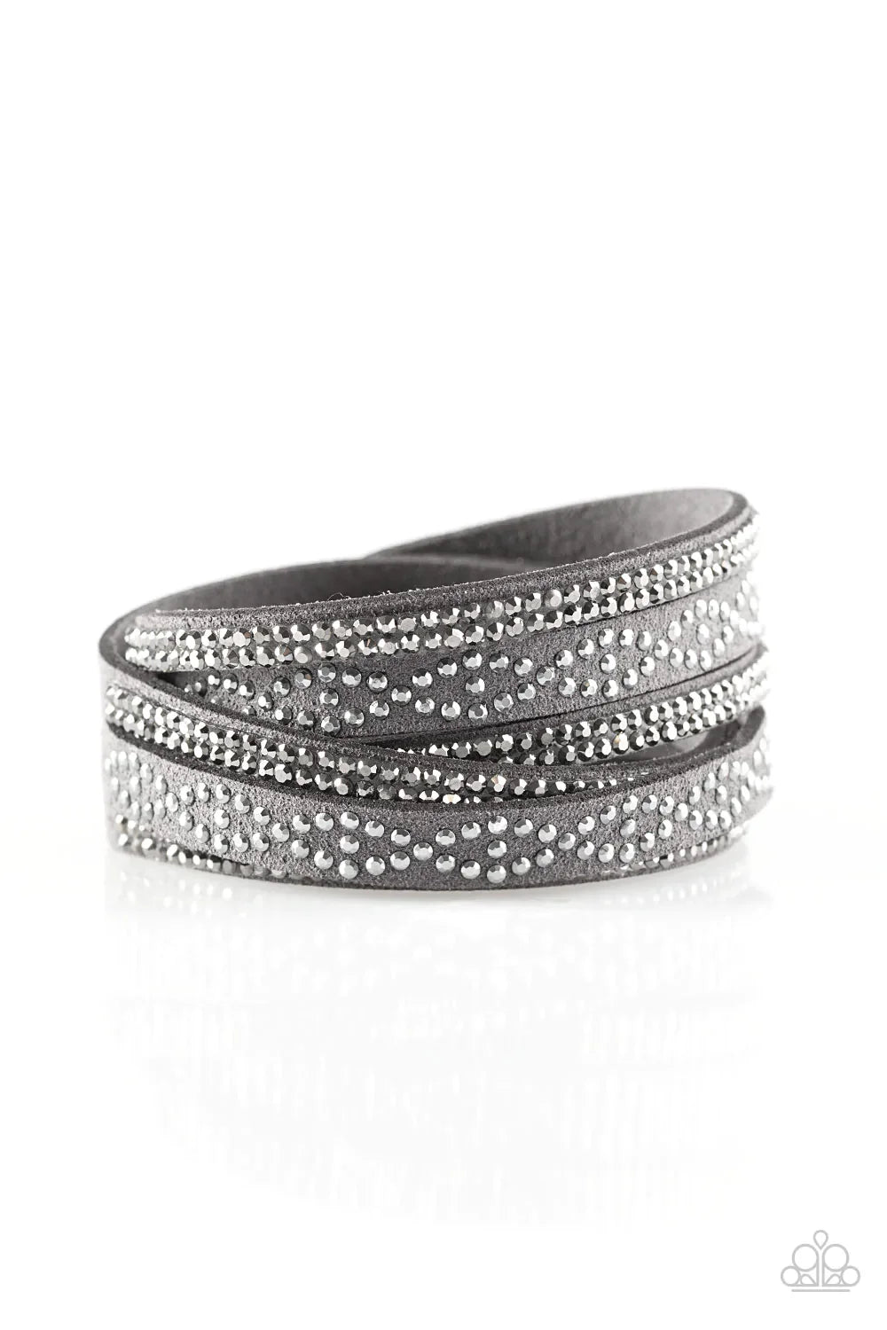 Paparazzi Bracelet ~ Attitude Is Everything - Silver