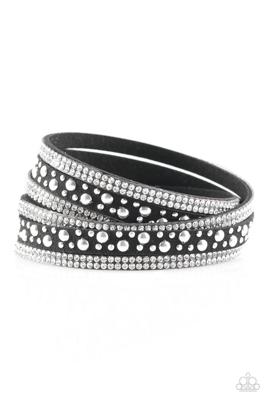 Paparazzi Bracelet ~ Limited Sparkle - Black