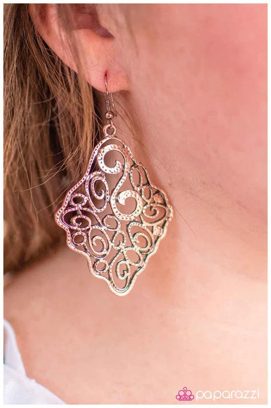 Paparazzi Earring ~ Fancy Meeting You Here! - Copper