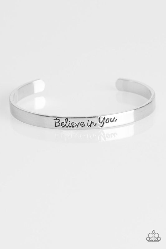 Paparazzi Bracelet ~ Always Believe - Silver