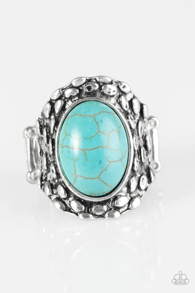 Paparazzi Ring ~ Jungle Glam - Blue