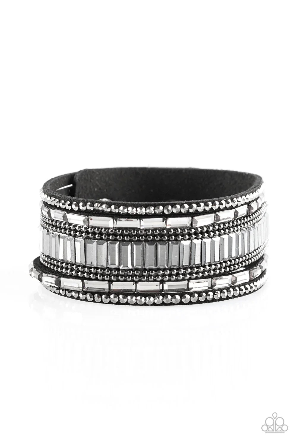 Paparazzi Bracelet ~ Spectacular Shimmer - Black