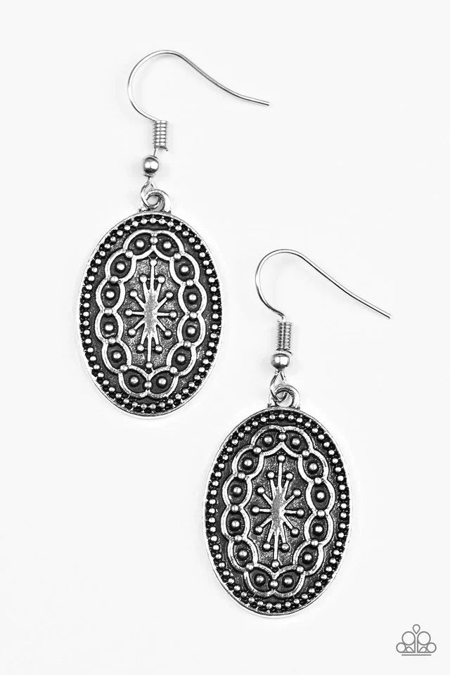 Paparazzi Earring ~ Ancient Wonders - Silver