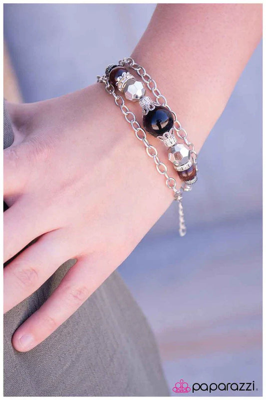 Paparazzi Bracelet ~ Belle of the Ball - Black