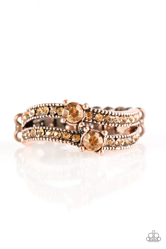 Paparazzi Ring ~ Classical Shimmer - Copper