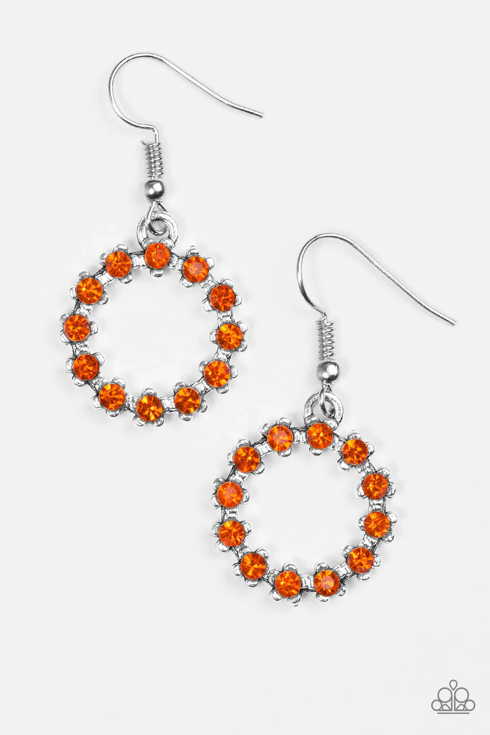 Paparazzi Earring ~ Be Bubbly - Orange