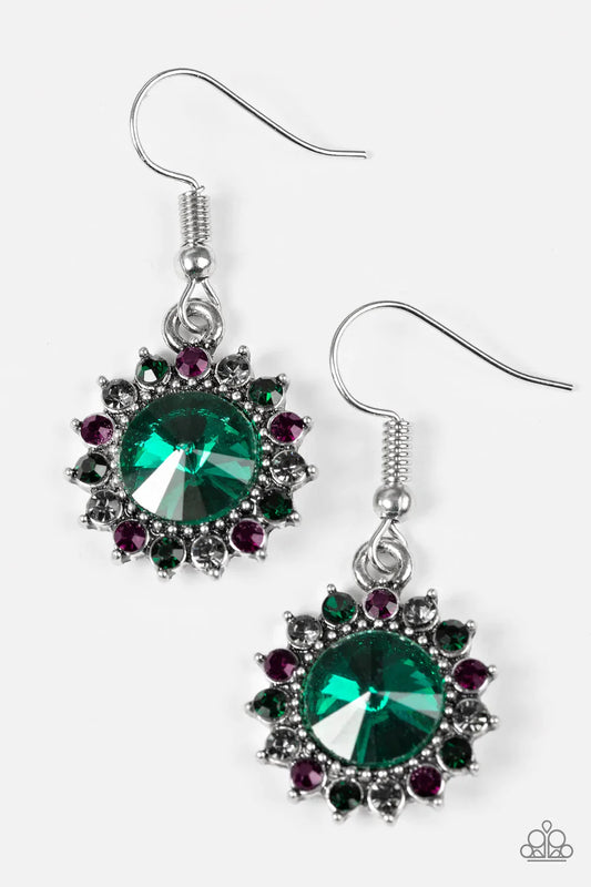 Paparazzi Earring ~ Bring In The BEAM Team - Multi