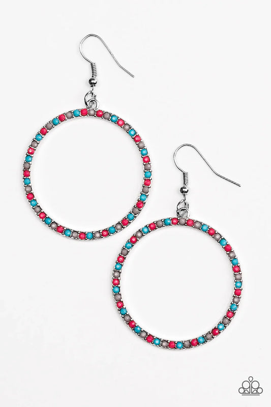 Paparazzi Earring ~ Spring Party- Multi