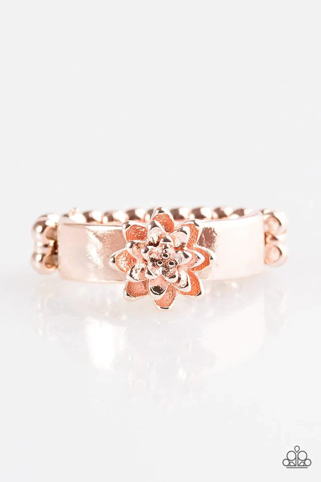 Paparazzi Ring ~ Autumn Gardens - Rose Gold