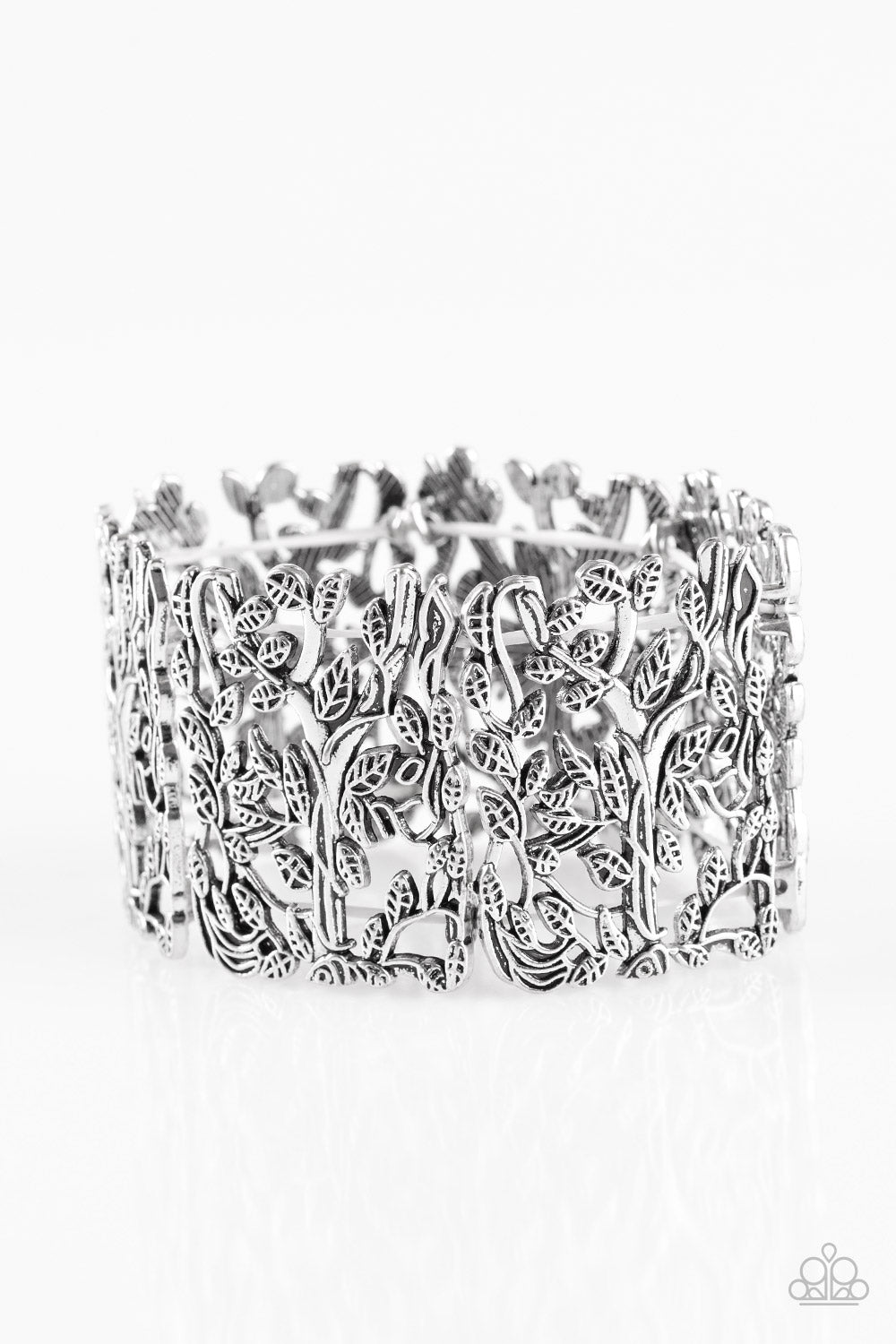 Paparazzi Bracelet ~ I Feel VINE - Silver