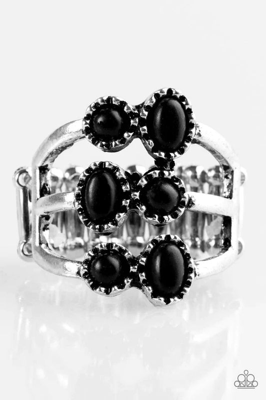 Paparazzi Ring ~ Sticks and STONEHENGE - Black